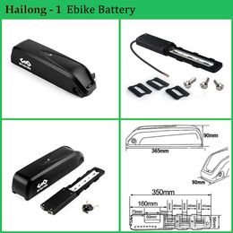 Samsung 50e Ebike Battery 21700 Hailong 36V 52V 48V 20AH 25AH Batterij Pack voor elektrische fiets 1500W 1000W 750W 500W 350W 250W