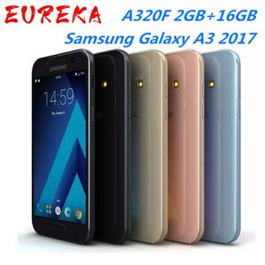 Samsung Galaxy A3 2017 A320F A320FL RAM 2GB ROM 16GB Mobiele Telefoon Octa Core 4.7 