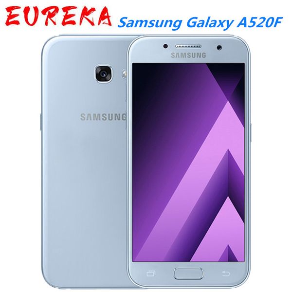 Samsung – téléphone portable Galaxy A5 2017 A520F débloqué, LTE, Android, Octa Core, 5.2 pouces, caméra 16mp, RAM 3 go ROM 32 go, Original