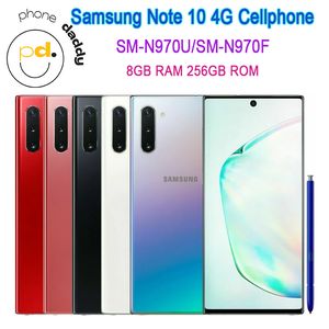 Samsung Galaxy Note10 N970U1 Opmerking 10 N970F 256 GB ROM 8GB RAM Octa Core 6.3 