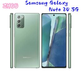 Samsung – téléphone portable Galaxy Note 20, Note 20, 5G, N981U1, écran 6.7 pouces, 8 go de RAM, 128 go, Octa Core, Snapdragon 865 +, NFC, Original, débloqué