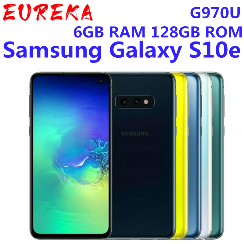 Samsung Galaxy S10E G970U 128GB Original olåst Android Mobiltelefon Qualcomm Octa Core 5.8 