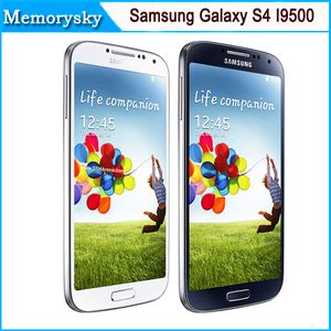 Teléfono original Samsung Galaxy S4 i9500 desbloqueado 5.0 pulgadas 13MP Cámara Quad Core 16GB Almacenamiento de alta calidad reacondicionado blanco negro Teléfono inteligente