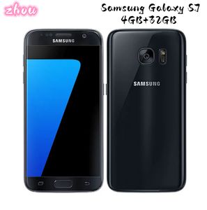 Samsung Galaxy S7 G930A G930T G930P G930V G930F Ontgrendelde telefoon Octa Core 4GB RAM 32GB ROM 5.1Inch 12MP Gerenoveerde mobiele telefoon