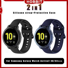 Samsung Galaxy Watch Active2 40/44mm Bracelet Silicone+étui 2en1