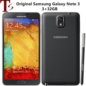 Samsung Note 3 Téléphone portable d'origine Samsung Galaxy Note3 N900A N900T N900V Quad Core 5.5