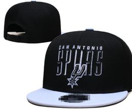 San Antonio''Spurs''Ball Caps 2023-24 casquette de baseball unisexe chapeau snapback Finals Champions Locker Room 9FIFTY chapeau de soleil broderie printemps casquette d'été bonnets en gros