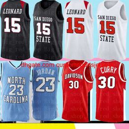 San Diego State Aztecs College Kawhi 15 Leonard Jersey NCAA 30 Curry 35 Durant 23 LeBron Basketball Jerseys