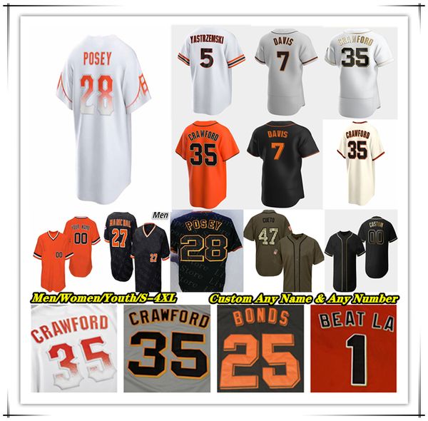 Jersey de béisbol SF Blake Sabol Wilmer Flores Mitch Haniger Casey Schmitt Pederson Anthony DeSclafani Alex Cobb Madison Bumgarner Willie Mays GIGANTES Brian Wilson 4X