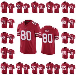 San Francisco''49ers''Men 11 Brandon Aiyuk 97 Nick Bosa 7 Colin Kaepernick 80 Jerry Rice Camiseta de fútbol juvenil personalizada para mujeres