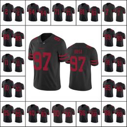 San Francisco''49ers''Men 97 Nick Bosa 7 Colin Kaepernick 85 George Kittle 19 Deebo Samuel Custom Dames Jeugdvoetbalshirt