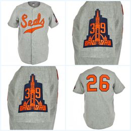 San Francisco Seals 1938 Road Jersey N'importe quel joueur ou numéro cousu All Ed Haute Qualité Livraison gratuite Maillots de baseball