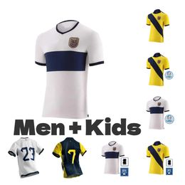 2024 2025 Equateur Estupinan Plata Soccer Jerseys 24 25 Martinez Hincapie Camisetas de Futbol D. Palacios M. Caicedo Home Away Troisième Ibarra Estrada Chemises de football pour hommes