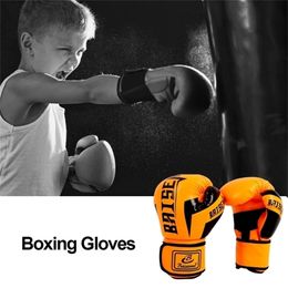 Sac de sable PU gants d'entraînement de boxe résistant à la déchirure Sparring respirant Durable une fois formant autocollant pour enfants adultes 231024