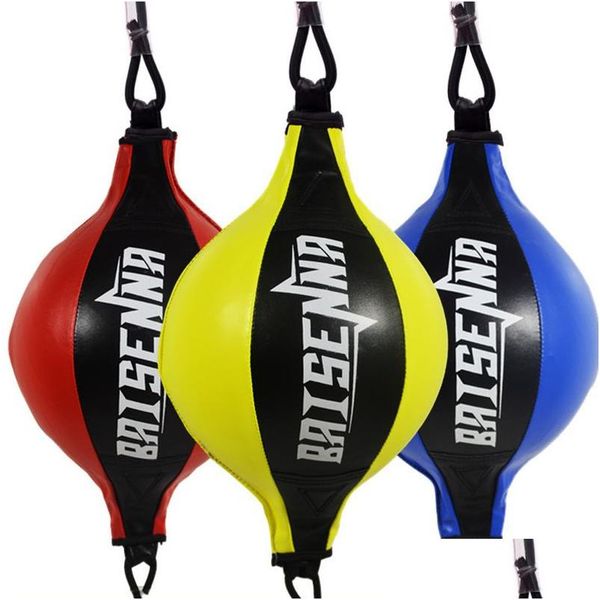 Bolsa de arena Entrenamiento Reacción Bolas de velocidad Muay Thai Punch Boxe Fitness Equipo deportivo Pu Punching Ball Pear Boxing Bag Drop Delivery Sp Dhie9