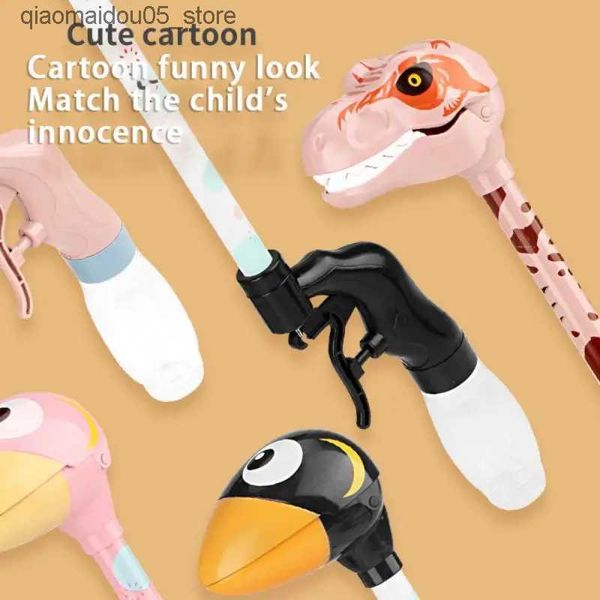 Sable Player Water Fun 1 Dinosaur Water Gun Childrens Summer Toy Fight Fight Game Outdoor Long-Distance Shooting Pis piscine Page de plage Courtyard Party Q240413