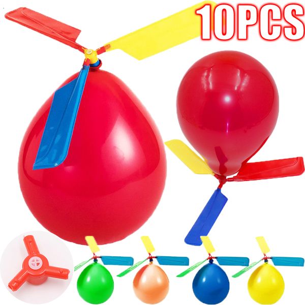 Sable Jouer Eau Fun 101 Pcs Hélicoptère Ballon Pâques Portable Air Extérieur Jouer Jouet Alimenté Voler Fête D'anniversaire Fournitures 230617