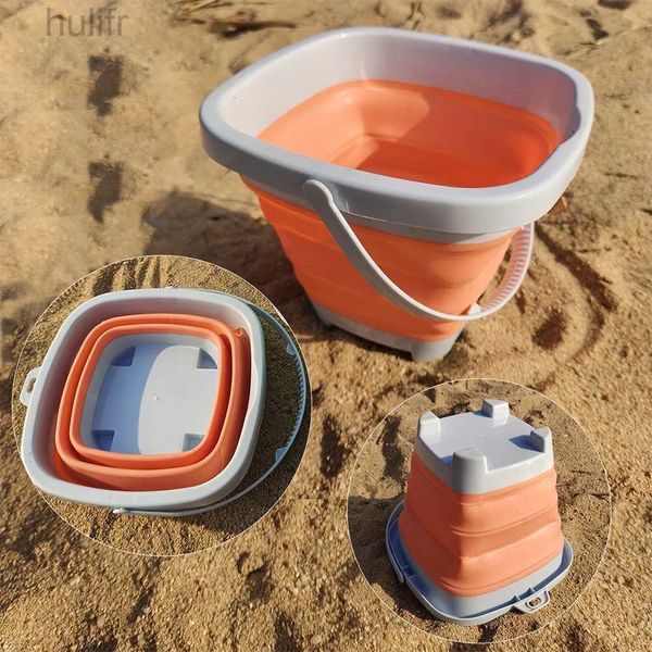 Sable Play Water Fun 11 PCS Bucket Beach Toy Set 4 Animal Sand Moules de sable Eau de sable Outil de plaisir en plein air FAVORS FAVORS SIFTER SIFTER POUR 3 + AGE BARCH GRIPLES D240429