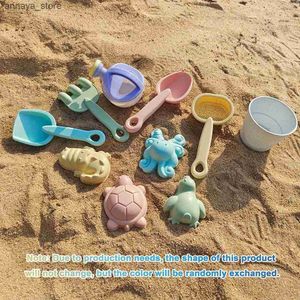 Sand Play Water Fun 11 -pc's zandwater outdoor plezier emmer strand speelgoedset zomerfeest gunsten zandzifter kinderen strand speelgoed voor 3+leeftijd boy girl2403