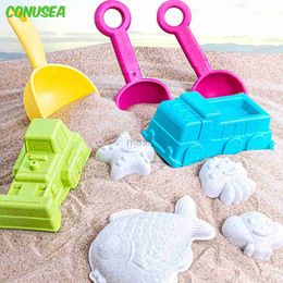 Sand Play Water Fun 13/4 PCS ensemble été plage sable jouer jouets pour enfants enfants mignon modèle Animal bord de mer plage jouets en caoutchouc Dune sable moule outils ensemble 240321