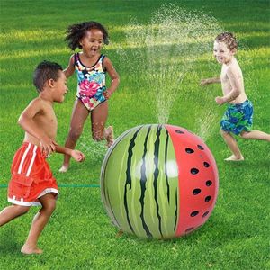 Sable jouer à l'eau amusant 1 pc 60 cm été ballon de natation en plein air fête jeu jouets gonflable Polo Spray pastèque pour les enfants 230718