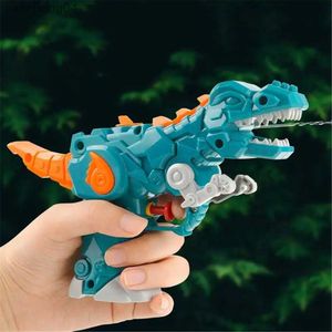 Pistolet à eau Robot dinosaure, jeu de sable amusant, 1 pièce, jouets pour enfants, pistolet à eau pour enfants, plage d'été, piscine, pistolet Blaster Portable