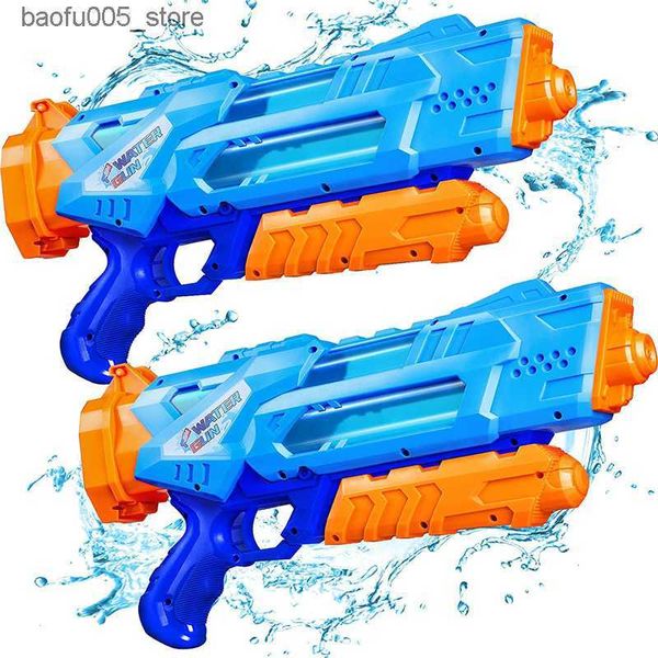 Sand Play Water Fun 2 PCS Niños Juguetes de playa al aire libre Niños Verano Playa Pistola de agua Seaside Natatorium Square Drifting Water Pistol Squirt Toys Q240307