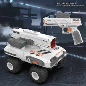 Sand Play Water Fun 2023 Nieuwe RC Spray Truck met Boob 2in1 Independent Shooting Bullet Gun