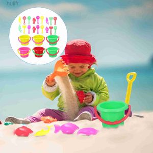 Sand Play Water Fun 24 PCS STRAND EMMERKET MINI TOY TODDLER KID SAND VOOR KINDERDHOUDEN TOEYS Kleine emmers D240429