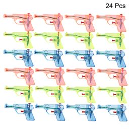 Sand Play Water Fun 24 Pcs Transparent Petits Enfants Squirt Jouets Great Summer Children S Gun 230719