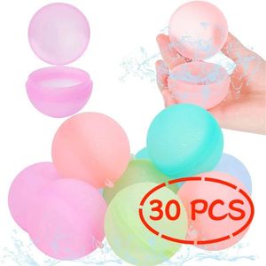 Zand Spelen Water Plezier 30 stks Herbruikbare Vechten Ballen Volwassenen Kids Zomer Zwembad Siliconen Spelen Speelgoed Bom Ballonnen Games 230718