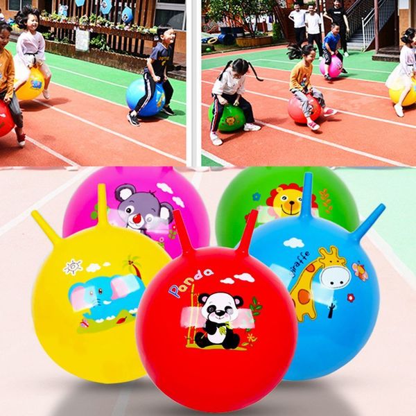 Sand Play Water Fun 45 CM PVC Deportes al aire libre Niños Kindergarten Jump Games Hop Ball Bouncing Balls Juguetes inflables Kids Space Hopper 230719