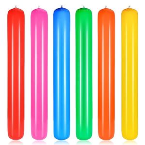 Sand Play Water Fun 4PCS Gonflable Cheer Sticks Coloré Adultes Flotteur Eau Nouilles Jeux D'eau En Plein Air Jouet pour Plages Piscine Fête Décor 230712