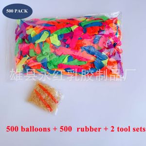 Sand Play Water Fun 500Pcs Water Balloons Supplementary Package Toy Magic Summer Beach Party Outdoor Filling Water Balloon Bombs Toy for Kid Adult 230417