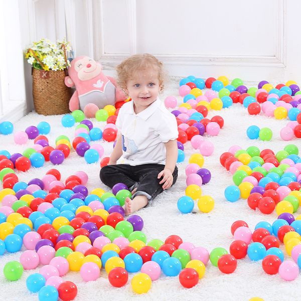 Sable jouer à l'eau Fun 50pcsBaby Ball Pit Balls Jeux d'océan colorés pour enfants Sports de plein air Plastique souple Enfants Parc bébé Tente Piscine 230605