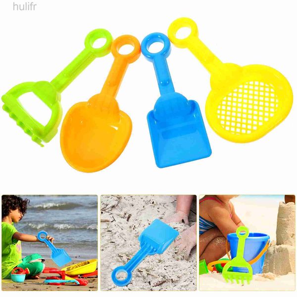 Sable Play Water Fun 8pcs enfants Utilisez des pelles de sable de plage Set Portable Plastic Sand Box Kids Mini Toys Playing Toys Toy Supply D240429