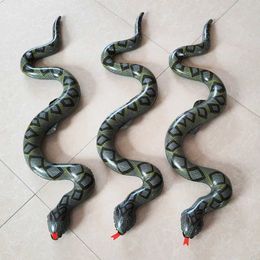 Sable Play Water Fun 95 cm Snake gonflable Jouet magique faux serpent Halloween Prank Prop Garden Piscine Piscine Simulation Snake Snake Magic Water Q240517
