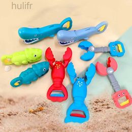 Sable Player Water Anims Animal Sand Grabber Baby Bath Beach Toys Sand Play Lobster Claw Beach Accessorie Snow Outdoor Summer Swim Pool Bathtub Kids Toys D240429