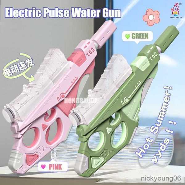 Sable Player l'eau Fun Automatic Gun Gun Toy Summer Piscine Sumage Watergun Outdoor Beach Fight Toys for Adults Enfants