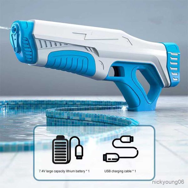 Sable jouer à l'eau amusant automatique Induction jouet Portable électrique élégant alimenté par batterie remplacement plage piscine fête R230613