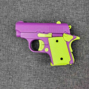 Juego de arena Diversión con agua Bebé 1911 Edc Modelo de pistola de juguete No se puede disparar Impresión 3D Fidget Juguete para niños Adultos Niños Regalos de cumpleañosvaiduryb