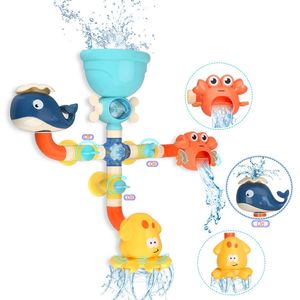 Sable jouer à l'eau amusant bébé jouet de bain baignoire bricolage tube temps de bain eau jeu pulvérisation natation jouet de bain cadeau d'anniversaire pour enfants 230719