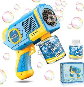 Zand Spelen Waterpret Babybadje Speelgoed Automa Bubble Mane voor kinderen Pistool Raketwerper Blower Kinderzeep Productie Zomer H240308