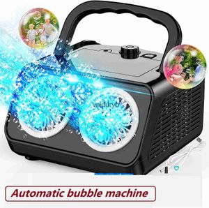 Sand Play Water Fun Baby Bath Toys Automatic Bubble Mane Metgrade Blower avec 2 ventilateurs 50000 + Bubbles par minute Bubbles For Kids Portable Maker H240411