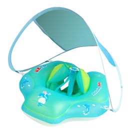 Sable jouer à l'eau bébé flotteur de natation gonflable goutte bébé flotteur avec auvent taille natation poitrine flotteur flotteur formateur 230712