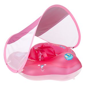 Sable jouer à l'eau bébé piscine flotteur anneau avec pare-soleil bébé apprendre nager gonflable accessoires de natation flotteur d'eau enfants été jouet cadeau 230706