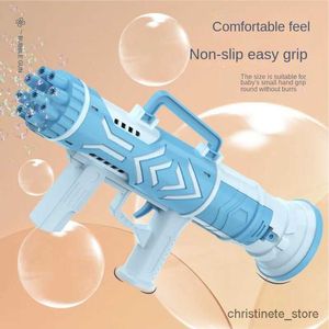 Zand Spelen Waterpret Bazooka Bubble Gun Elektrische Automatische Zeep Raket Bellen Machine Kinderen Draagbare Outdoor Party Speelgoed Blower Speelgoed Kinderen Geschenken