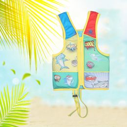 Zand Spelen Water Plezier Cartoon Drifting Veiligheidsvest Lichtgewicht Sport Reddingsvest Draagbaar Slijtvaste Veilige Accessoires voor Kinderen van 2 6 230711