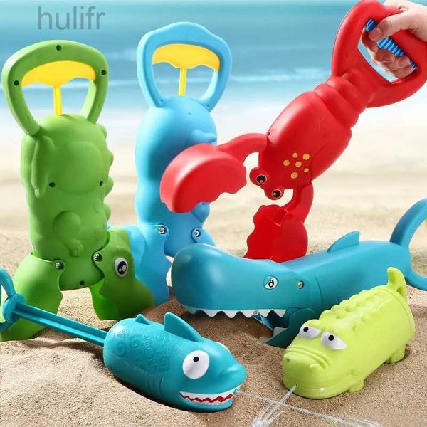 Sand Play Water Fun Children Maker de playa Clip de langosta Juego de garras Big Big Novelty Gift Kids Jugares de broma divertida TOMA TOMAS DE AGUA Juguetes D240429