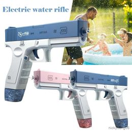 Sable jouer à l'eau amusant été pour enfants entièrement automatique tir continu pistolet à eau espace jouet électrique